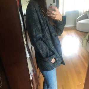 vintage floral Mums Chore jacket s/m/l